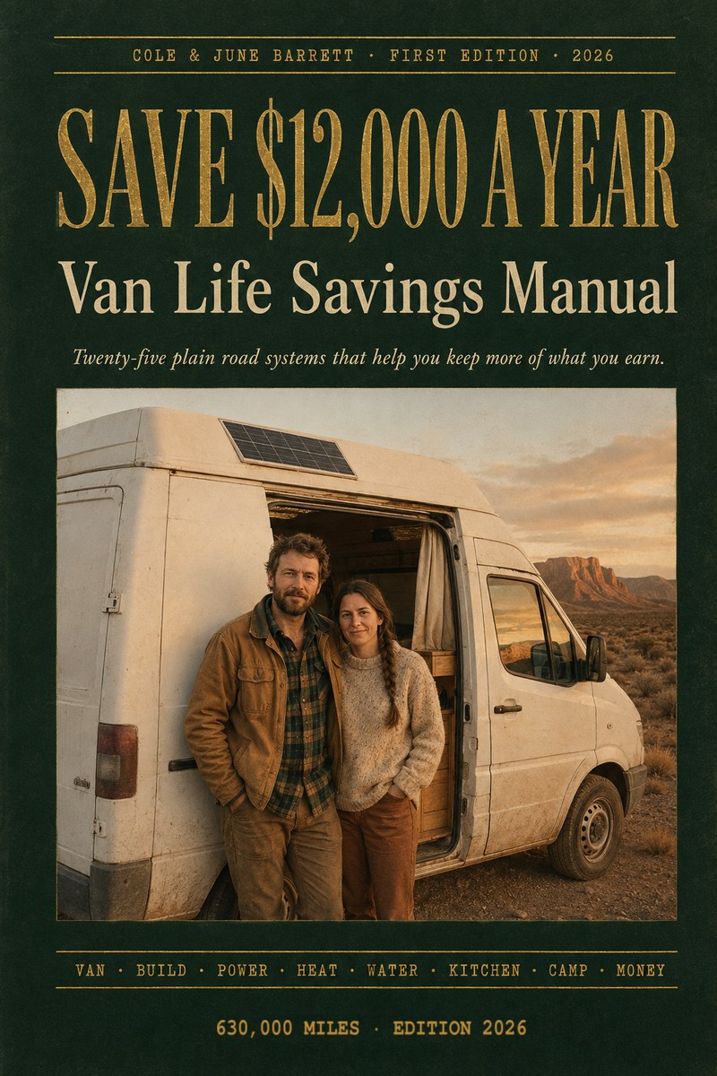 Van Life Savings Manual book cover